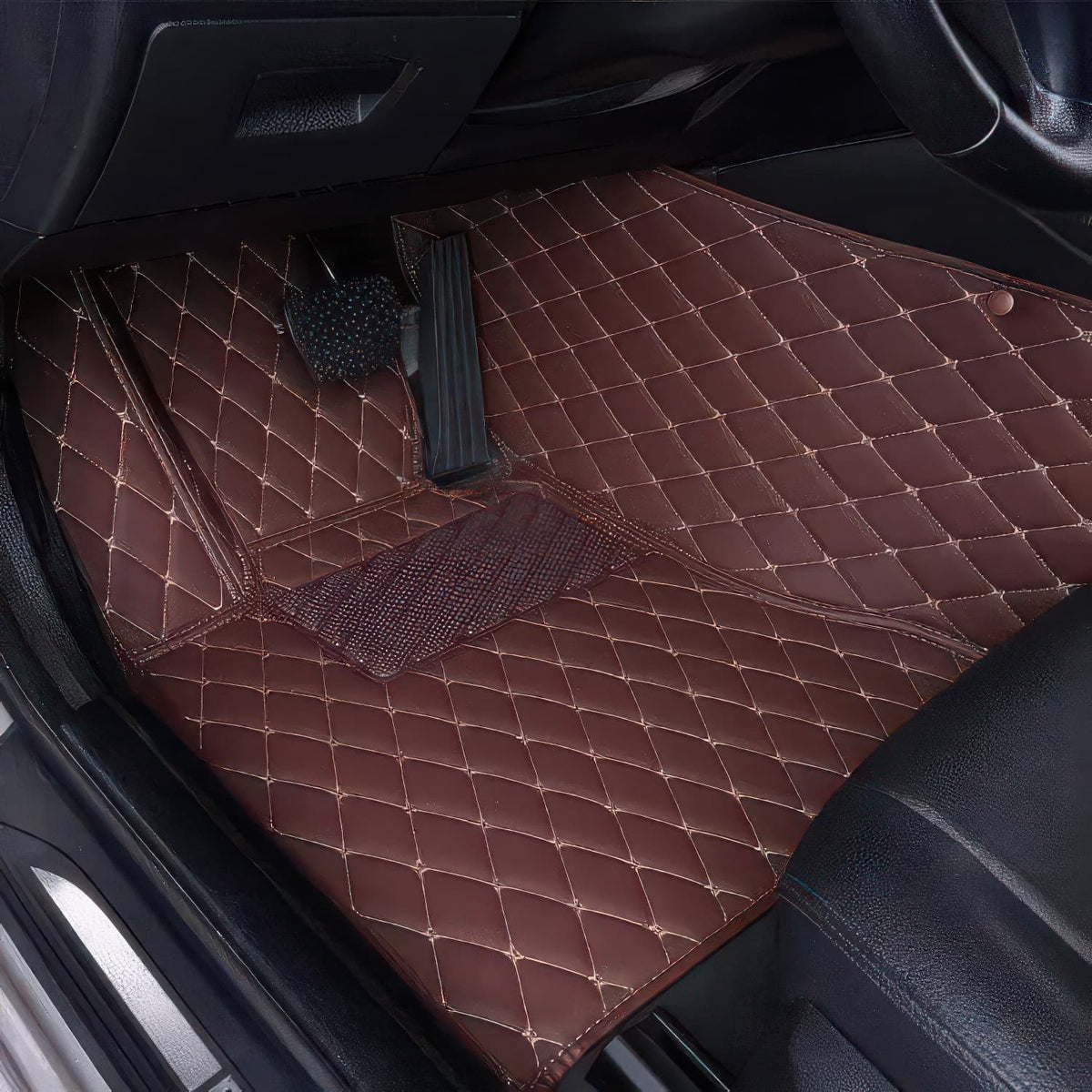 Dark Brown custom car floor mats